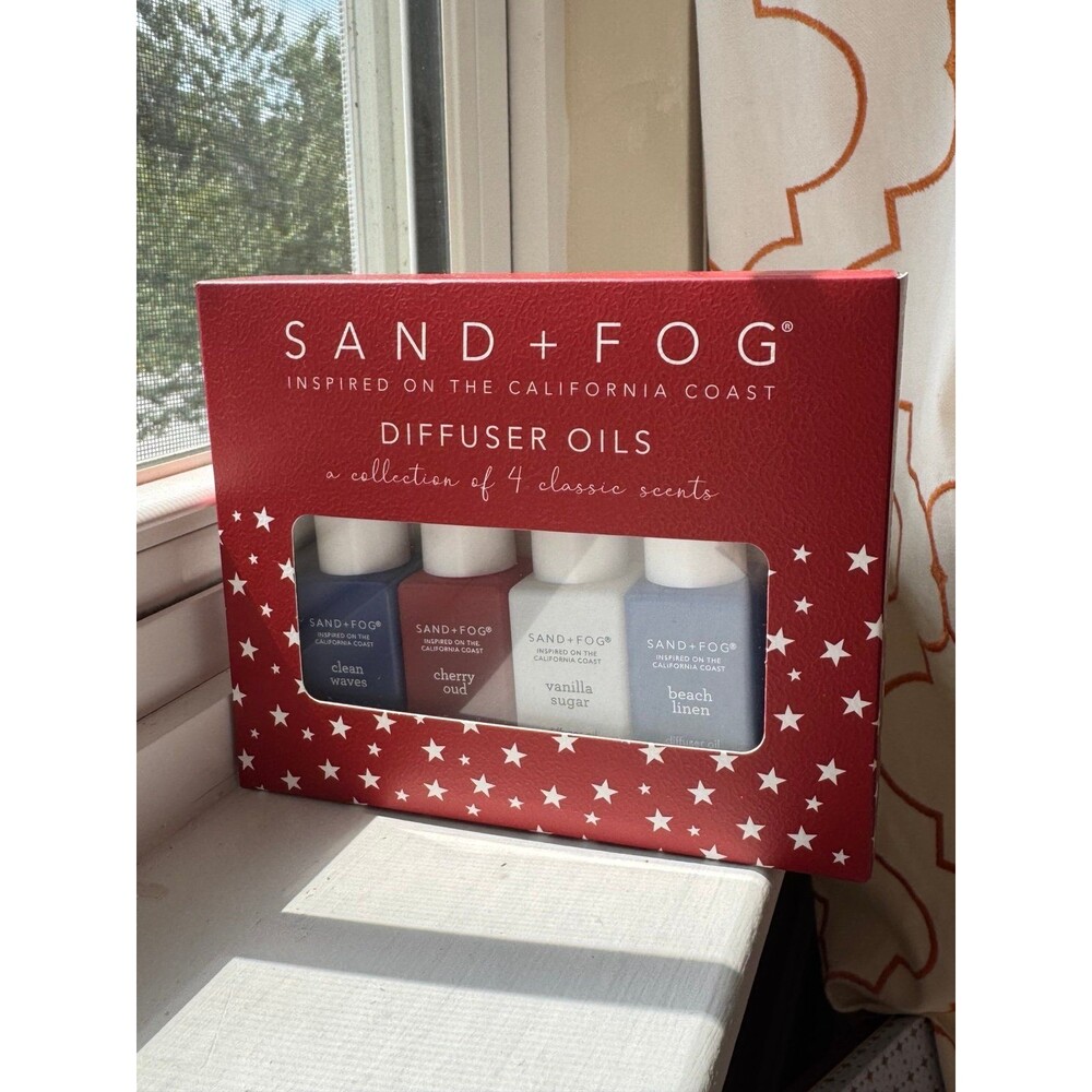 Sand and fog diffuser oils set 4 x 10 ml (0.33 oz)